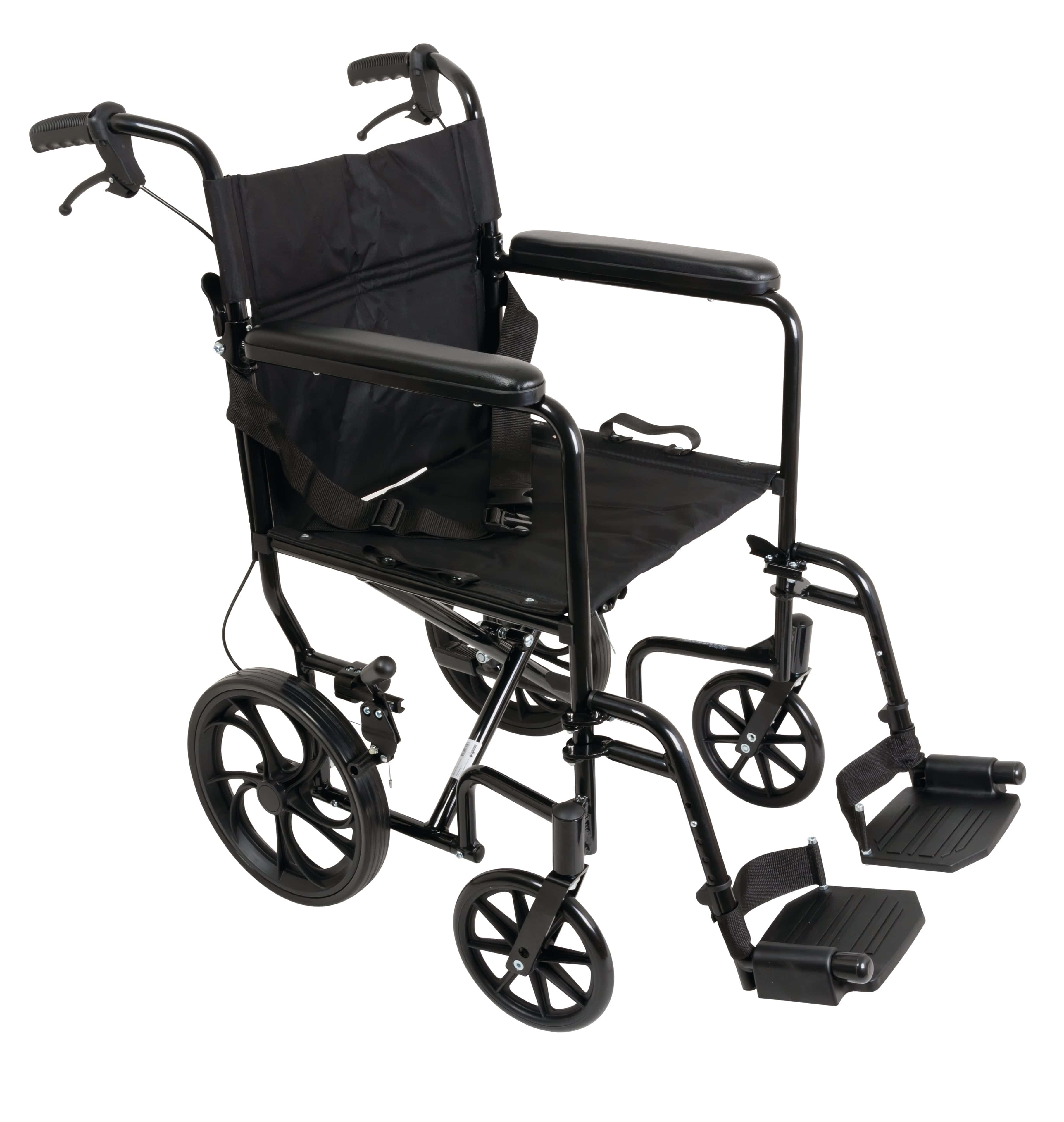 Compass Health ProBasics Wheelchairs Compass Health ProBasics Aluminum Transport Chair with 12-Inch Wheels,