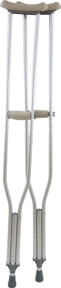 Compass Health Crutches Compass Health ProBasics Aluminum Underarm Crutches (Tall, 5'10" - 6'6")