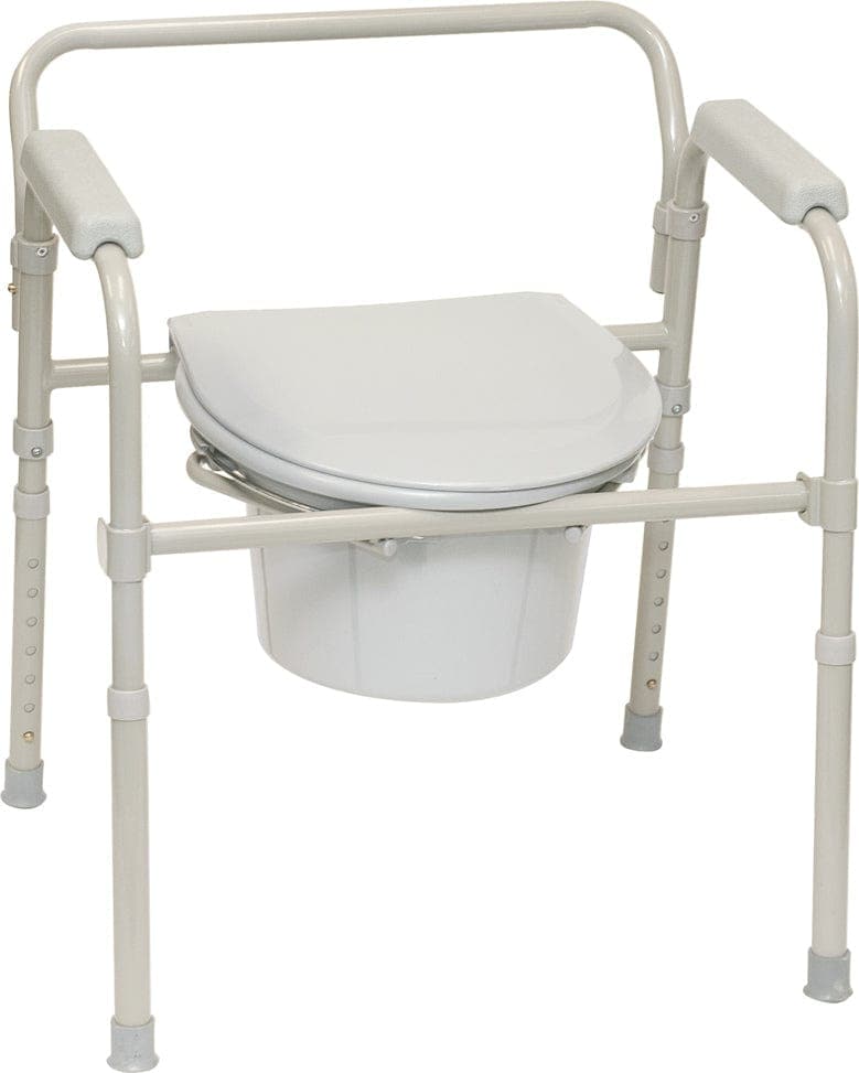 Compass Health Commodes Compass Health ProBasics Folding Commode with Full Seat