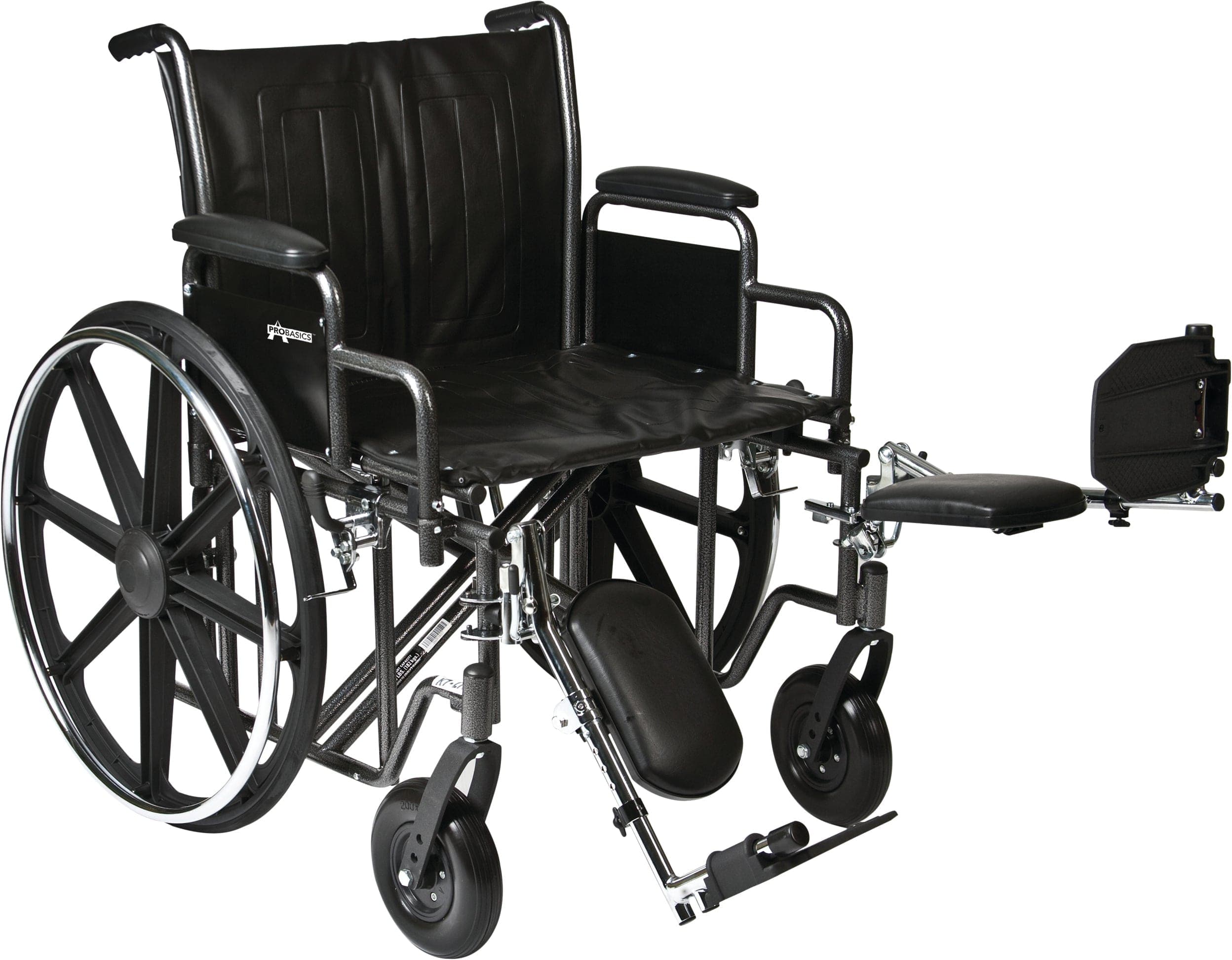 Compass Health K7 Wheelchairs Compass Health ProBasics Heavy Duty K0007 Wheelchair, 28" x 20" Seat with Legrests,