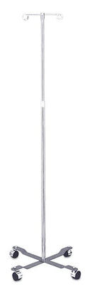 Compass Health IV Poles Compass Health ProBasics IV Pole, 4-Leg, 2-Hook