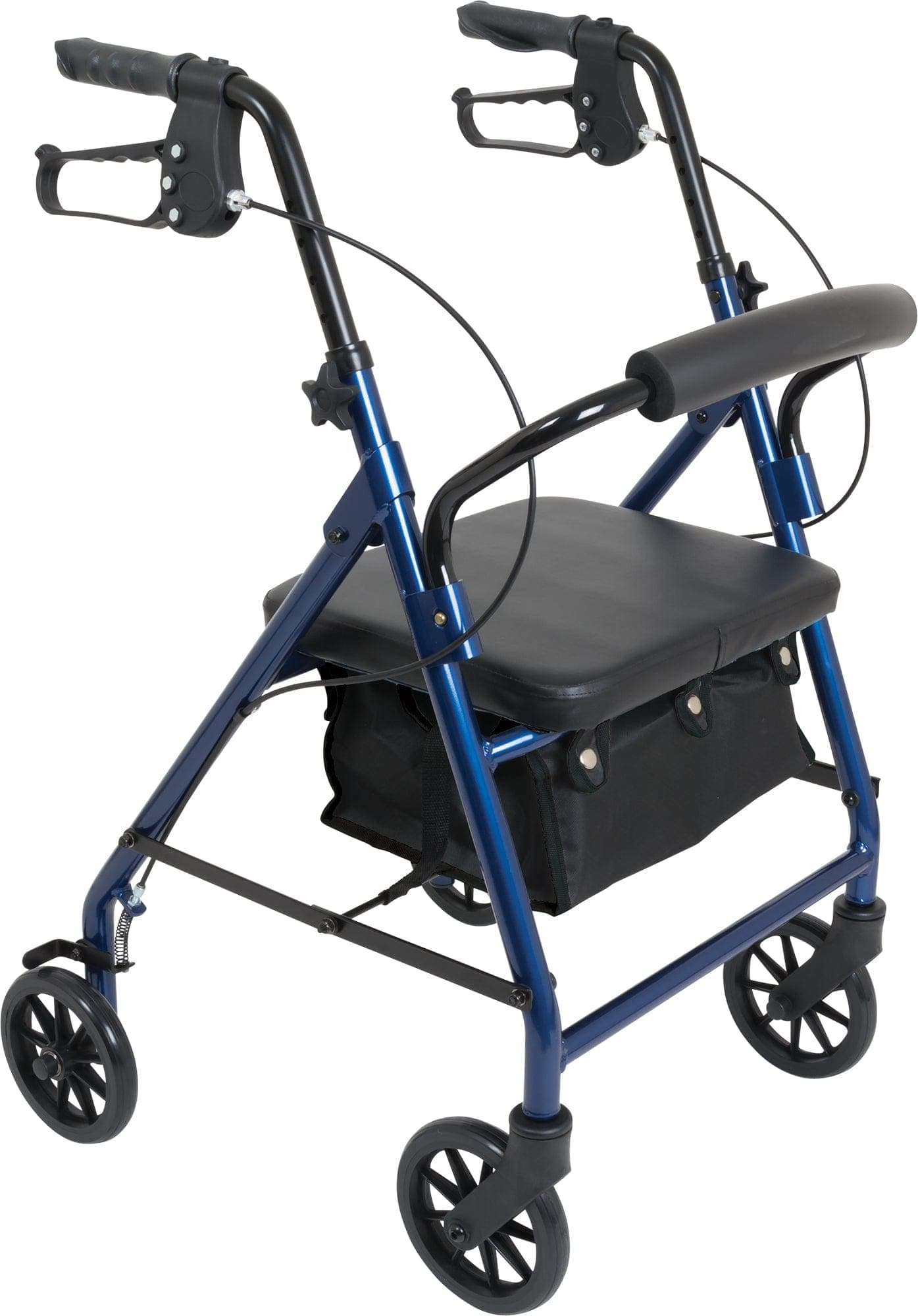 Compass Health 6 Inch Aluminum Rollators Compass Health ProBasics Junior Rollator with 6-inch Wheels, Blue