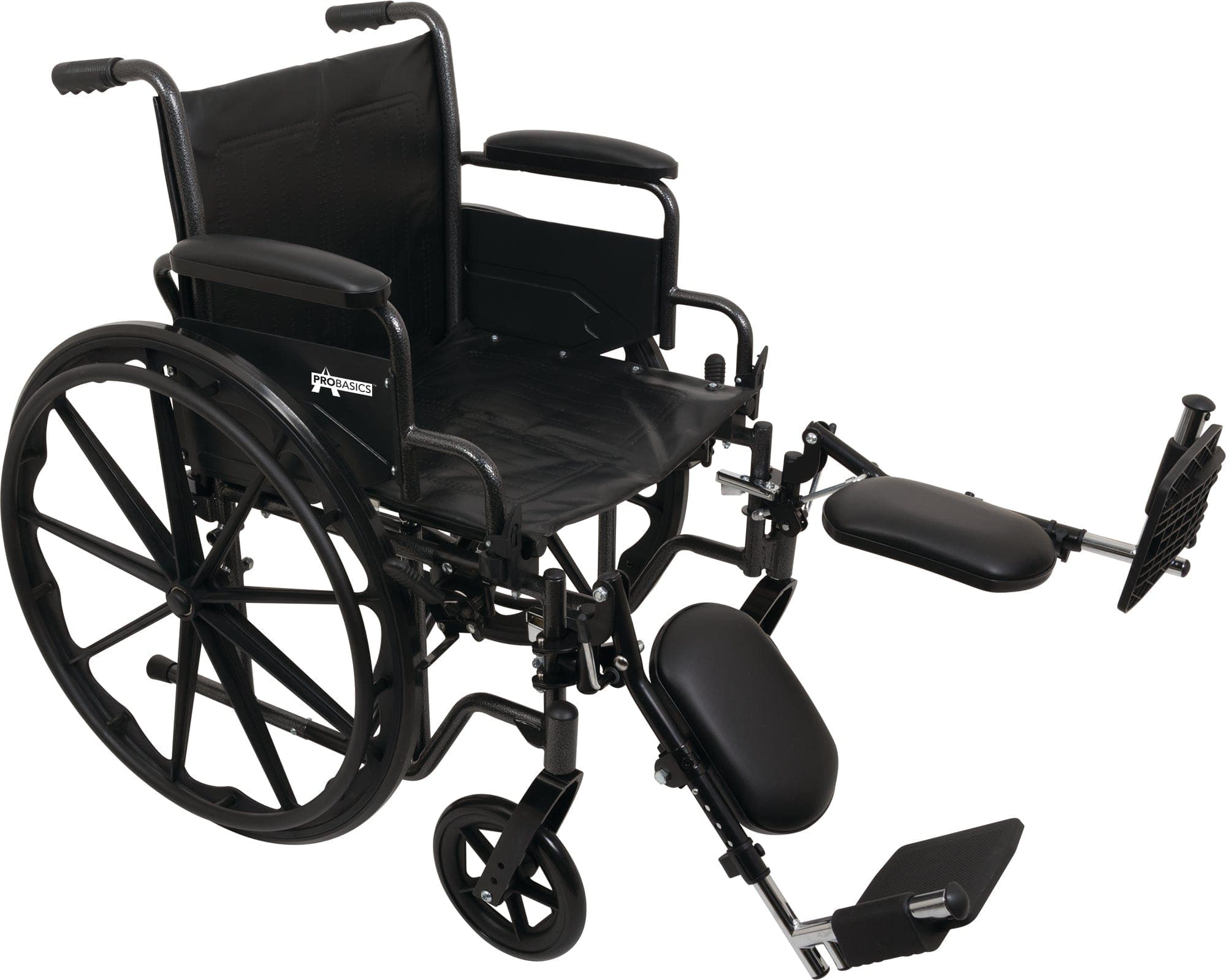 Compass Health K2 Wheelchairs Compass Health ProBasics K2 Wheelchair with 16" x 16" Seat and Elevating Legrests