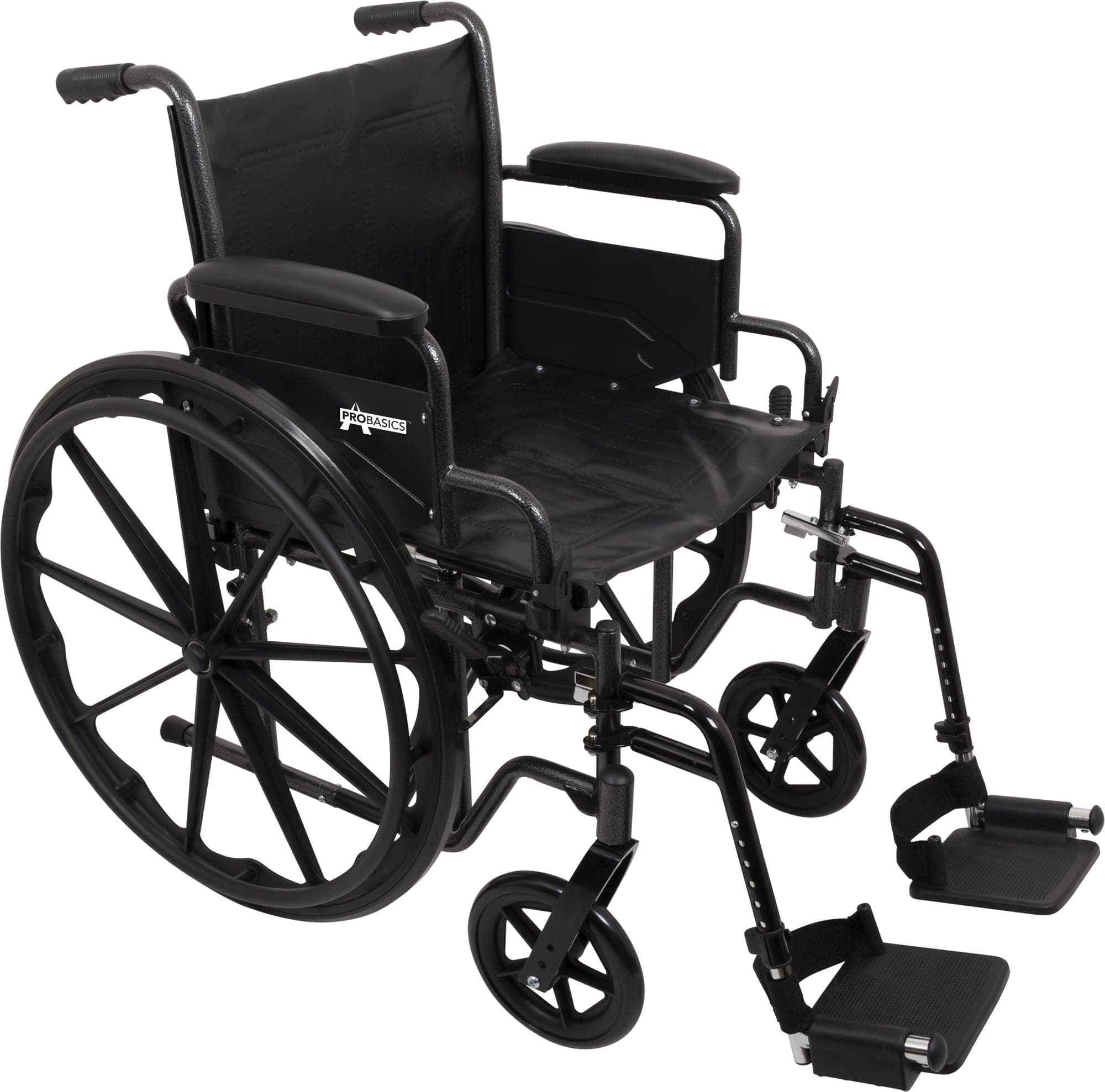 Compass Health K2 Wheelchairs Compass Health ProBasics K2 Wheelchair with 16" x 16" Seat and Swing-Away Footrests