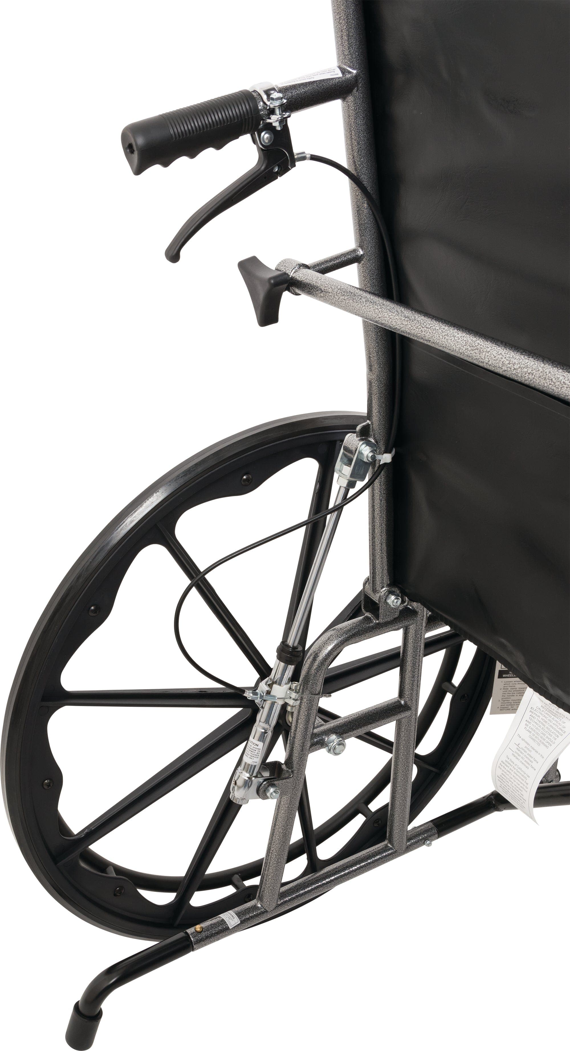 Compass Health Reclining Wheelchairs Compass Health ProBasics Reclining Wheelchair, 16" x 17", Removable Desk Arms & ELRs