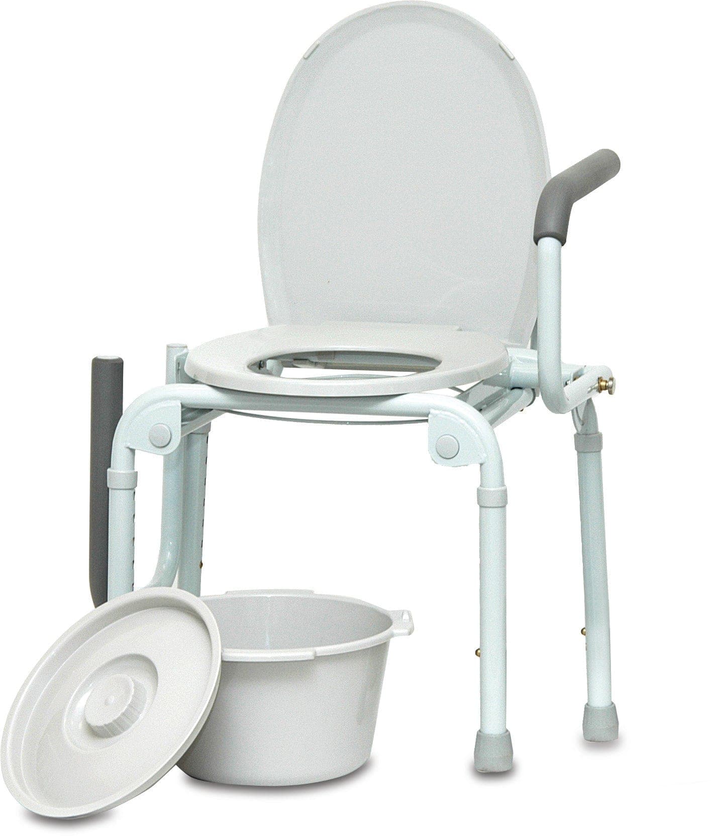 Compass Health Commodes Compass Health ProBasics Steel Drop-Arm Commode,