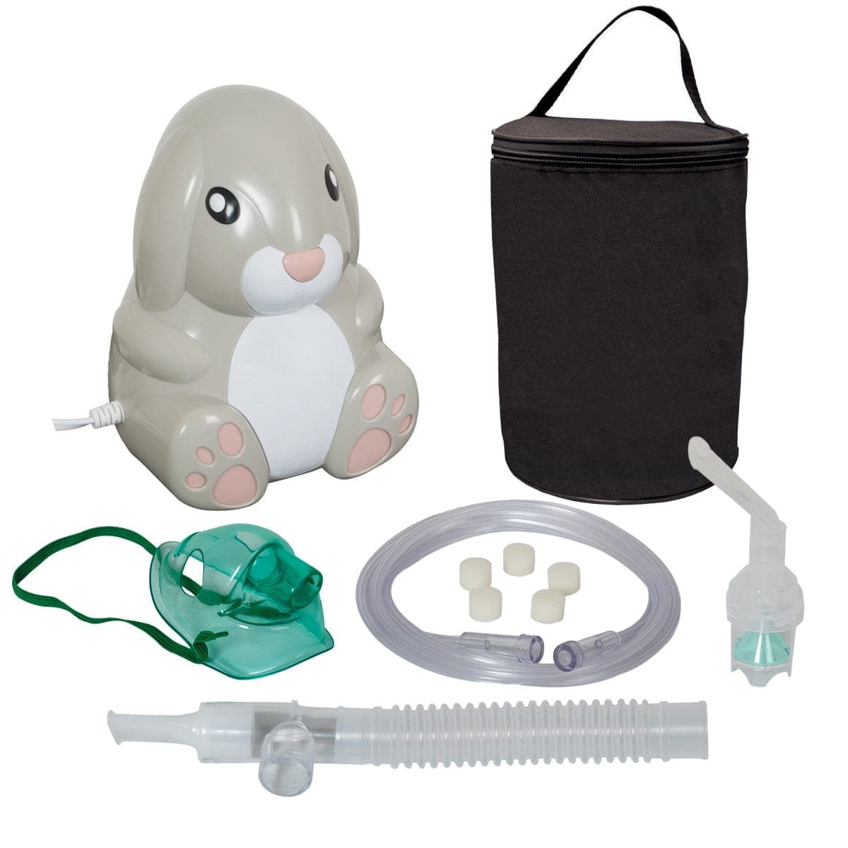 Compass Health Pediatric Compressors Compass Health Roscoe Bunny Nebulizer with Disposable Neb Kit, TruNeb Kit