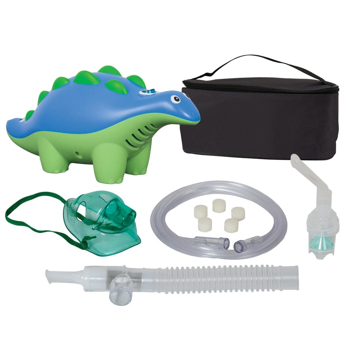 Compass Health Pediatric Compressors Compass Health Roscoe Dinosaur Nebulizer with Disposable Neb Kit, TruNeb Kit