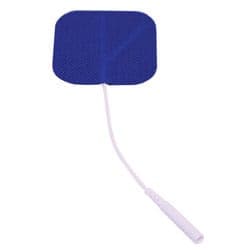 Compass Health Economy Electrodes Compass Health Self-Adhesive Electrodes, 2" x 2" Blue Cloth in Poly Bag