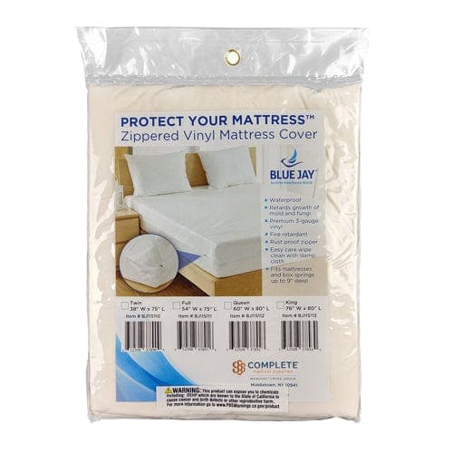 Complete Medical Beds & Accessories Bargoose Home Textiles Mattress Protector-Zippered- Full 54 x75 x9