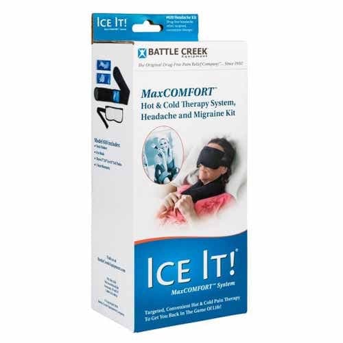 Complete Medical Hot & Cold Therapy Battlecreek Equipment Ice It! Headache &Migraine Kit