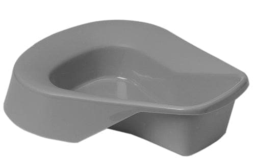 Complete Medical Convalescent Care Bell Medical Services Bed Pan Graphite w/o Cover Disposable