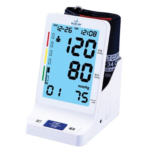 Complete Medical Blood Pressure Blue Jay An Elite Health Care Brand Blue Jay Perfect Measure Big Digit Talking Dlx BP Monitor