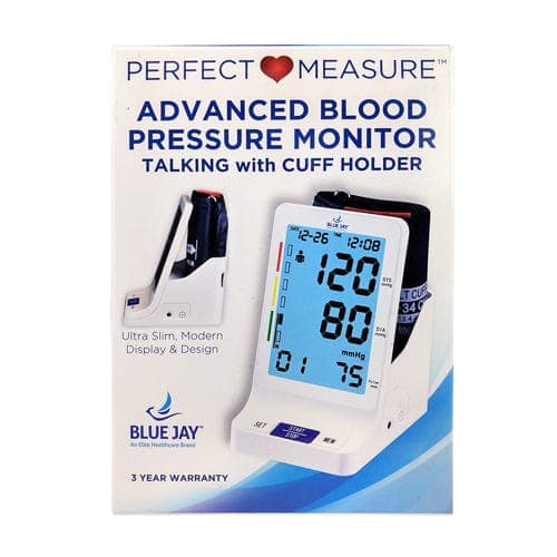 Complete Medical Blood Pressure Blue Jay An Elite Health Care Brand Blue Jay Perfect Measure Big Digit Talking Dlx BP Monitor