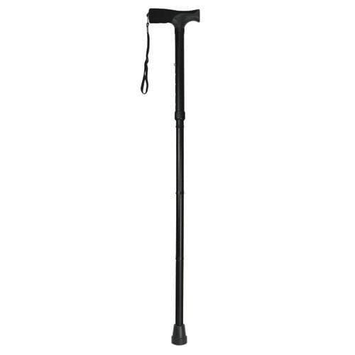 Complete Medical Mobility Products Blue Jay An Elite Health Care Brand Cane  Folding Blue Jay Black  Pistol Grip  33  - 37