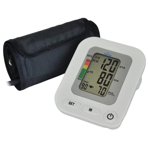 Complete Medical Blood Pressure Blue Jay An Elite Health Care Brand Full Automatic Blood Pressure w/Extra Large Cuff & 4 AA Batt