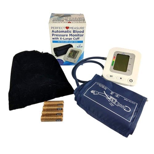 Complete Medical Blood Pressure Blue Jay An Elite Health Care Brand Full Automatic Blood Pressure w/Extra Large Cuff & 4 AA Batt