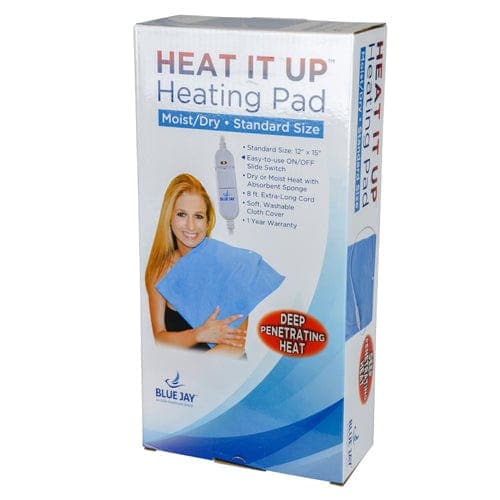 Complete Medical Hot & Cold Therapy Blue Jay An Elite Health Care Brand Heating Pad 12 x15   Moist/Dry On/Off Switch