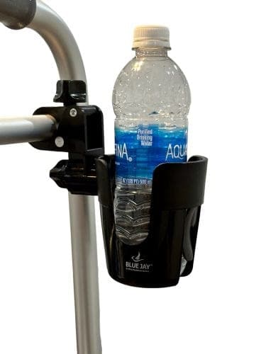 Complete Medical Mobility Products Blue Jay An Elite Health Care Brand Hold My Drink Dlx Multi-Direct Beverage Cup Holder Blue Jay