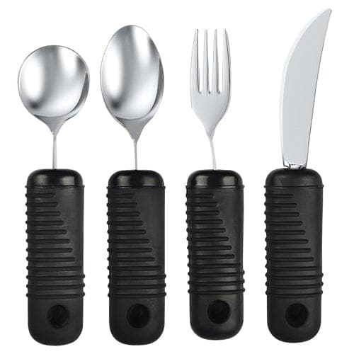 Complete Medical Aids to Daily Living Blue Jay An Elite Health Care Brand Make Eating Easier Big Grip Utensil Set  Blue Jay Brand