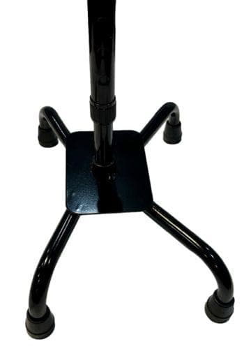 Complete Medical Mobility Products Blue Jay An Elite Health Care Brand Quad Cane  Large Base  Black by Blue Jay Brand