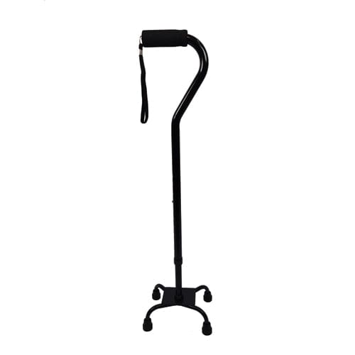 Complete Medical Mobility Products Blue Jay An Elite Health Care Brand Quad Cane  Small Base  Black by Blue Jay Brand