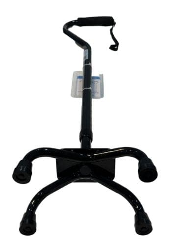 Complete Medical Mobility Products Blue Jay An Elite Health Care Brand Quad Cane  Small Base  Black by Blue Jay Brand