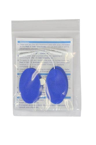 Complete Medical Electrotherapy Blue Jay An Elite Health Care Brand Reusable Electrodes  Pack/4 1.5 x2.5  Oval  Blue Jay Brand