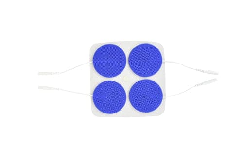 Complete Medical Electrotherapy Blue Jay An Elite Health Care Brand Reusable Electrodes  Pack/4 2  Round  Blue Jay Brand