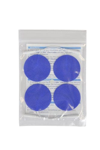 Complete Medical Electrotherapy Blue Jay An Elite Health Care Brand Reusable Electrodes  Pack/4 2  Round  Blue Jay Brand