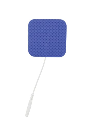 Complete Medical Electrotherapy Blue Jay An Elite Health Care Brand Reusable Electrodes  Pack/4 2 x2  Square  Blue Jay Brand