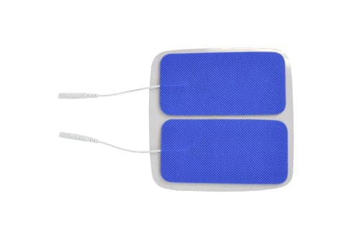 Complete Medical Electrotherapy Blue Jay An Elite Health Care Brand Reusable Electrodes  Pack/4 2 x4 Rectangle  Blue Jay Brand