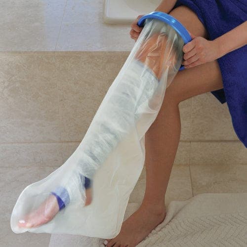 Complete Medical Bath Care Blue Jay An Elite Health Care Brand Waterproof Cast & Bandage Protector  Adult Foot