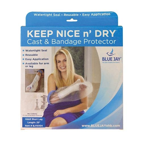 Complete Medical Bath Care Blue Jay An Elite Health Care Brand Waterproof Cast & Bandage Protector  Adult Long Arm