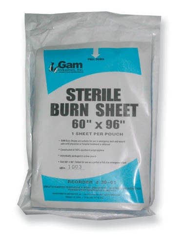 Complete Medical Emergency & First Aid Products Briggs Healthsmart Burn Sheet 60in X 96in Sterile