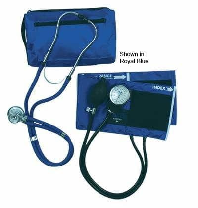 Complete Medical Blood Pressure Briggs Healthsmart MatchMates Aneroid Sphyg Kit w/Stethoscope  Royal Blue