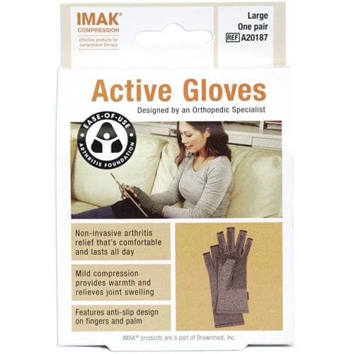 Complete Medical Orthopedic Care BrownMed IMAK Active Gloves Large (Pair)