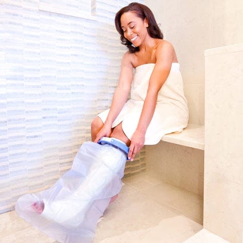 Complete Medical Bath Care BrownMed SEAL-TIGHT Original Cast Prot. Adult - Wide Short Leg 24