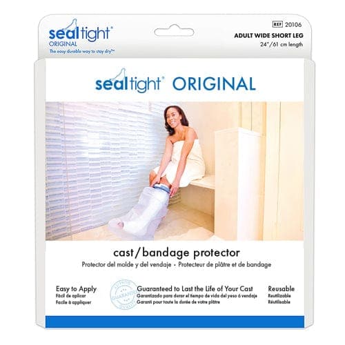 Complete Medical Bath Care BrownMed SEAL-TIGHT Original Cast Prot. Adult - Wide Short Leg 24