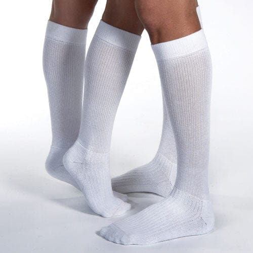 Complete Medical Stockings BSN Med-Beiersdorf Jobst Jobst Activewear 30-40 Knee-Hi Socks White XL