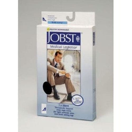 Complete Medical Stockings BSN Med-Beiersdorf Jobst Jobst for Men 15 - 20 Knee-Hi Black Large Tall