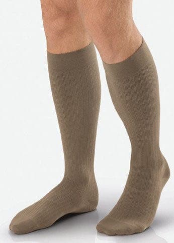 Complete Medical Stockings BSN Med-Beiersdorf Jobst Jobst for Men 20-30 Knee-Hi Khaki Medium