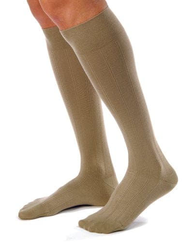 Complete Medical Stockings BSN Med-Beiersdorf Jobst Jobst for Men Casual Medical Legwear  15-20mmHg Large Khaki