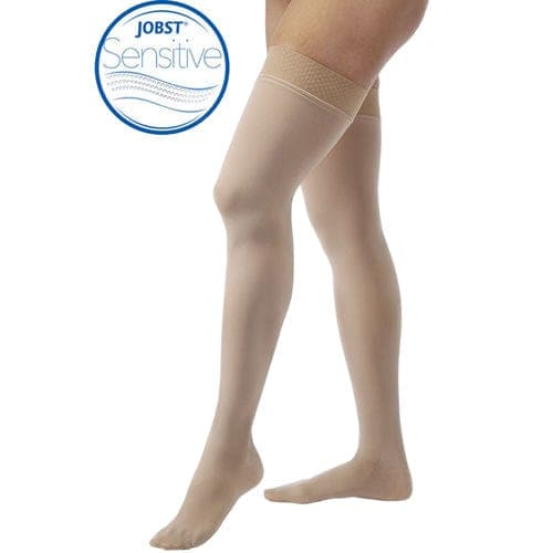 Complete Medical Stockings BSN Med-Beiersdorf Jobst Jobst Opaque Sensitive Natural 20-30mmHg  Petite  Large  CT