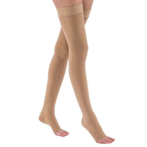 Complete Medical Stockings BSN Med-Beiersdorf Jobst Jobst Relief 20-30 Thigh-Hi Open Toe Beige Large