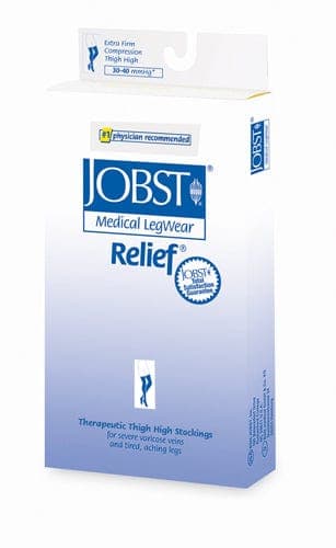 Complete Medical Stockings BSN Med-Beiersdorf Jobst Jobst Relief 30-40 Thigh-Hi Beige XL