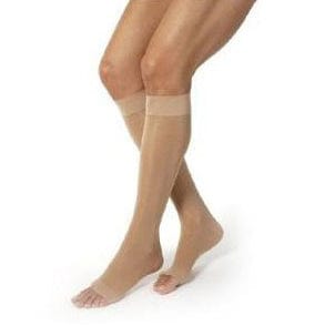 Complete Medical Stockings BSN Med-Beiersdorf Jobst Jobst U/S 15-20 Knee-Hi OT  Natural  Small