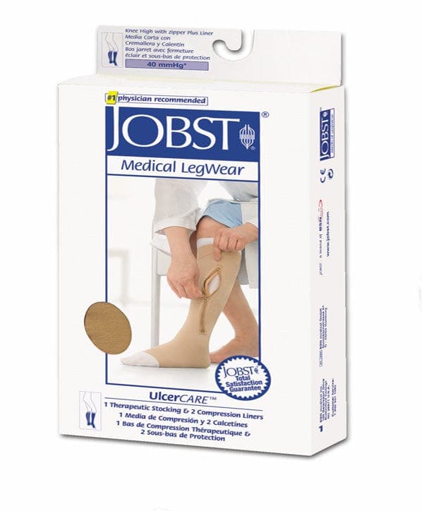 Complete Medical Stockings BSN Med-Beiersdorf Jobst Jobst Ulcercare Medium  Left w/2 Liners