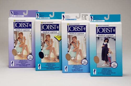 Complete Medical Stockings BSN Med-Beiersdorf Jobst Jobst Ultrasheer 15-20 Thigh-Hi Black X-Large