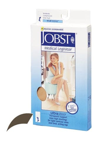 Complete Medical Stockings BSN Med-Beiersdorf Jobst Jobst Ultrasheer 15-20mmHg Knee Hi Large (pr) Espresso